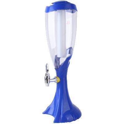 China Eco - Friendly Custom Branded Beer Party Beverage Dispenser Draft Beer 3L Tower for sale