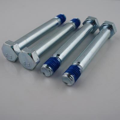 China High Strength Lock Bolt Grade 8.8 Hexagon Head Bolt With Nyloc Threads for sale