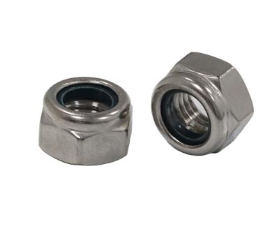 China High quality stainless nylon insert teel 304 DIN985 M14 lock nut, 130 pcs per box unit sales for sale