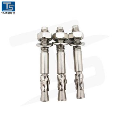 China High Quality Stainless Steel AISI304 Wedge Anchors Chemical Anchor for sale