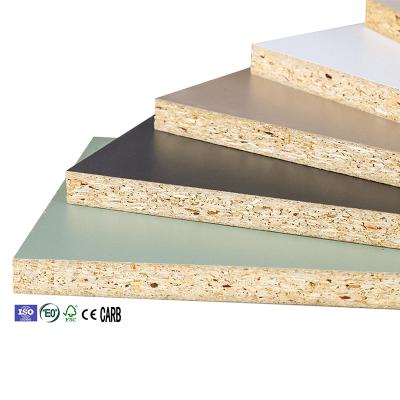 China Contemporary Lines Melamine Particle Board / Sideboard Grade Lamination Chipboard 18mm for sale