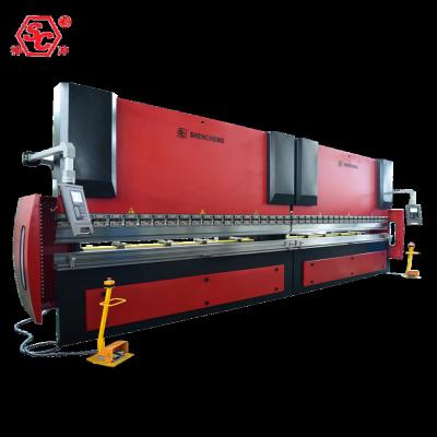 China 2-WE67K-600/6000 carbon steel hydraulic tandem press brake, CNC press brake for 12m work piece for sale