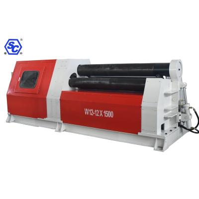 China Automatic Stainless Steel Metal Rolling Machine/Stainless Steel Plate W12-12X2000 CNC Sheet for sale