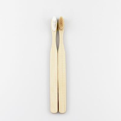 China OEM Disposable Bamboo Toothbrush Eco Friendly Bamboo With Customized Packing And Logo for sale