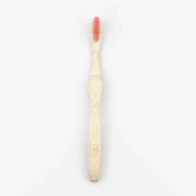 China Disposable High Quality 100% Natural Kids and Adult Bamboo Toothbrush Set for sale