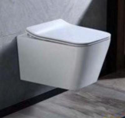 China New Design KD-21WT Concealed Tank Wall Hung Toilet, Bathroom Ceramic P-trap Wall Mounted Toilet for sale