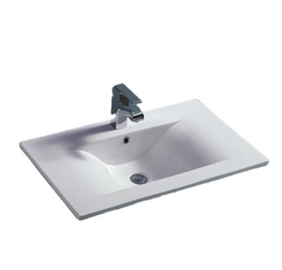 China Smooth Solid Exterior Bathroom Cabinet Vanity Counter Top Sink for sale