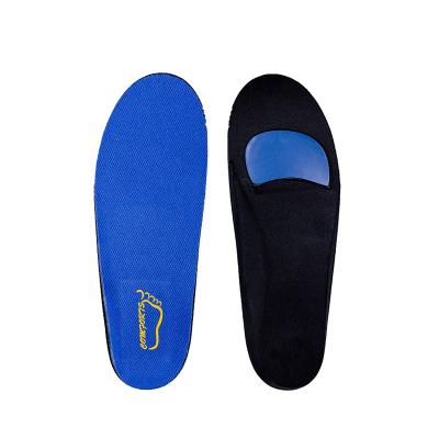 China New Multicolor Open Cell Design Soft PU Double Shock Absorption Soft Tpu Arch Support Insoles for sale