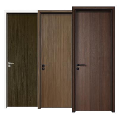 China CAYOE Modern Track Solid MDF Inside Covered Water Proof Double Glass PVC Shower Barn Exterior Wood Sliding Door Bath Room for sale