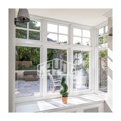 China French Fixed Screen Anti Theft Screen Folding Double Window Aluminum Casement Window for sale