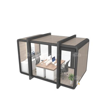 China Scandinavian Expandable Container Home Office Flat Pack Modular Tiny Home On Wheels Meeting Room for sale