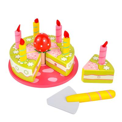 China 2021 WIMI Colorful/Safe/Environmental High Quality Wooden Cake Pretend Play Kitchen Toy for sale