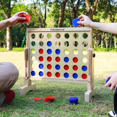 China Colorful/Safe/Environmental Premium 4 In A Row Wooden Game Family Game for sale