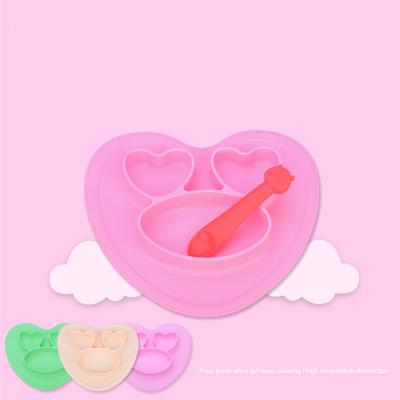 China Silicone Baby BPA Free Suction Dish Infant Feeding BPA Free Non-Slip Easy To Clean for sale