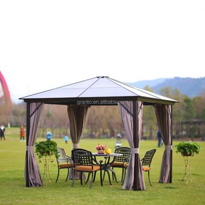 China UV-Resistant All Weather Outdoor Yard Gazebo Durable Pavilion For Hotel Use for sale