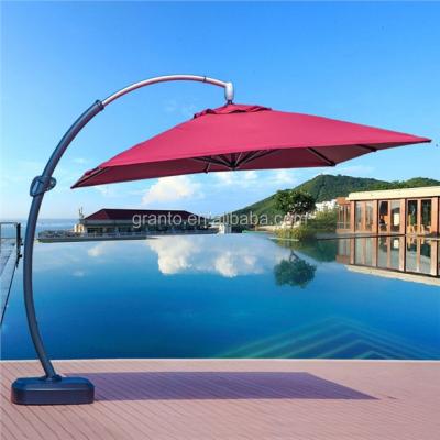 China Best Selling Large Size Durable Square Shape Umbrella Outdoor Furniture Garden Parasol for sale