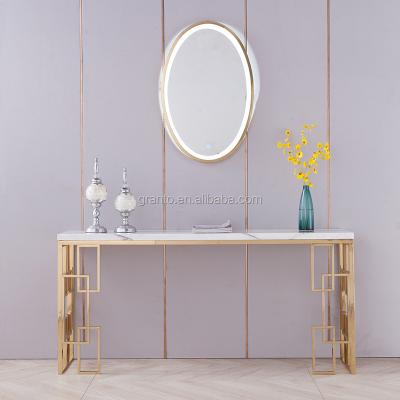 China (Other) good quality indoor living room furniture stainless steel adjustable console table for home use for sale