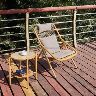 China Durable And Waterproof Hot Sale Rattan Garden Chair All Weather Use Chair Outdoor Furniture for sale