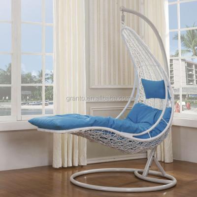 China Strong Swing Seat Cheap Price All Hand Made Outdoor Swing Chair Wicker Rattan Furniture for sale