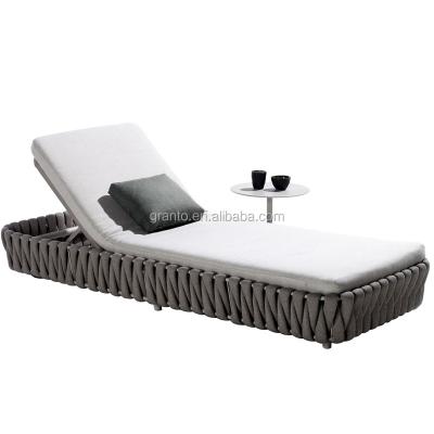 China Comfortable Eco-friendly\UV Resistant\Water Proof\Weather Resistant All Sun Outdoor Handcrafted Sofa Rope Pool Sleep Chair for sale