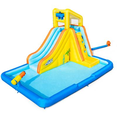 China Bestway-53349 Outstanding Use Outdoor Inflatable Waterfront Kids Inflatable Water Park Pool for sale