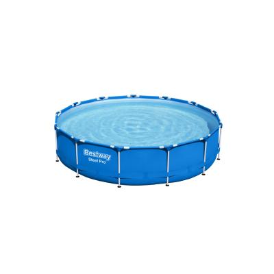 China Bestway-5612e Wholesale Outdoor Adult Steel Frame Pool Pro Folding Stable Water Games Swim Swimming Pool Piscina Plastic Swimming Pool for sale