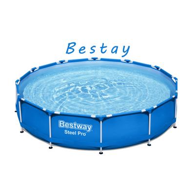 China Bestway-56681 Piscina De Agua De Exterior Natacion De Metal De Tierra Para Exteriores Portatil Para Ninos for sale