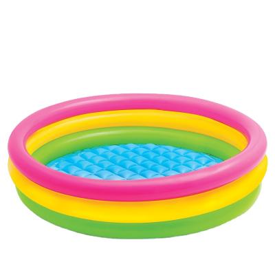 China Kids Water Play Intex 56441 Inflatable Swimming Pool For Kids Inflatables Small Inflatable Swimming Pool Outdoor Pool for sale