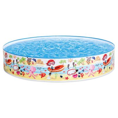 China Kids Water Play Intex 56451 Outdoor Pool Portable Folding Kids Swimming Pool Best For Kids for sale