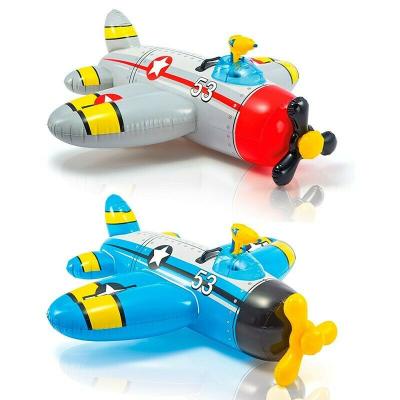 China Intex 57537 Airplane Water Pool Float Inflatable Water Gun Spaceship Thruster Style Design Flats for sale