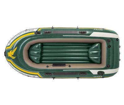 China Intex 68380 Seahawk 3 Exploring Boat Set Inflatable Boat Best Selling Inflatable Fishing Boat for sale