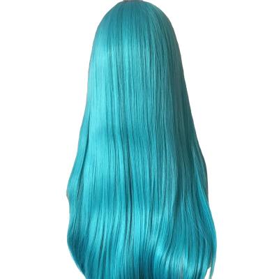 China Body Wave Black women's straight long wigs are made entirely with natural hair thread, heat-resistant wigs, and multiple colors for Hallow for sale