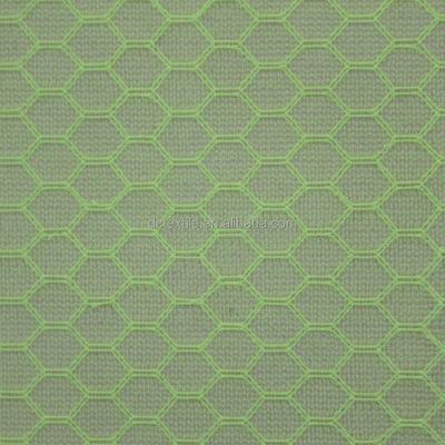 China 100% Anti-static Strong Thin Durable Poly Honeycomb Warp Knitting Mesh Fabric For Shoes Storage Laundry Bag Cloth for sale