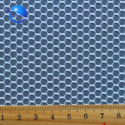 China Memory Non-Stretch Honeycomb Warp Knitted Mesh Fabric For Outerwear for sale