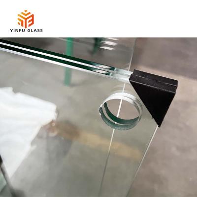 China High Quality Custom Size Courtyard 5-19mm Door Panel Glass Pool Fencing Tempered Glass Float Glass for sale