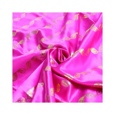 China Genuine Wicking Appearance 2022 Aesthetic Attractive Fashion Pure Satin Polyester Fabric for sale