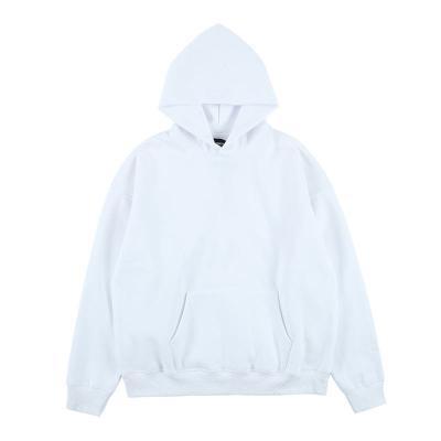 China Factory Direct Sales 480Gsm Heavyweight 100% Cotton Anti-Wrinkle Thickening Cheap Wholesale White Leisure Oversized Hoodies for sale