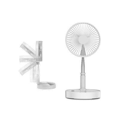 China Multifunctional Low Portable Waist Adjustable USB Rechargeable Fan Rotated Fan 4 Speed ​​Adjustable Wind Speed ​​Fan Summer for sale