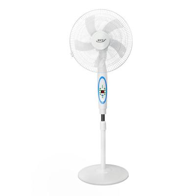 China New 16 Inch Bluetooth Stereo Solar Rechargeable Fan With Light Power Bank Stand Electric Fan for sale