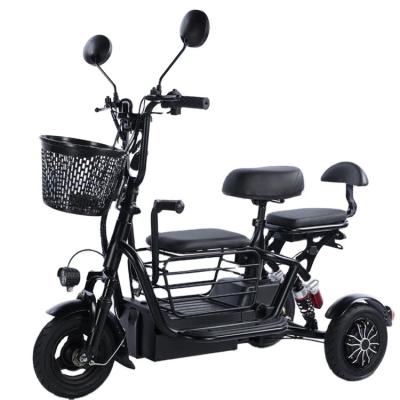 China Steel Tricycle Folding Foldable Motor Travel Adult Handicap 3 Three Wheel Mobility Disabled Electric Handicapped Scooters for sale for sale