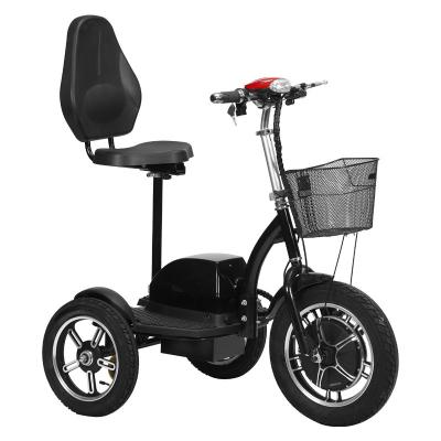 China Steel Zappy 500W Tricycle 3 Wheels Electric Scooter Foldable Mobility Scooter Lithium Battery Removable bike tricycle three wheels for sale