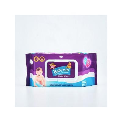 China Factory Direct Sale Sensitive Newborn Unscented Non-woven Disposable Baby Wet Wipes for sale