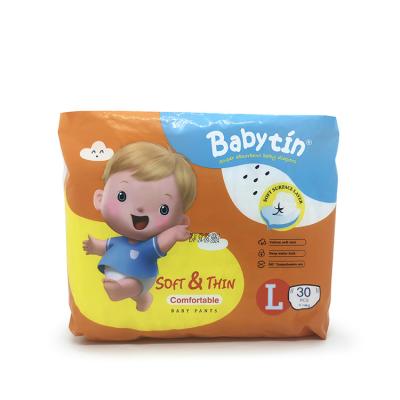 China Wholesale Factory Low Price Soft High Absorption Disposable Pull up Diapers Baby Training Pants for sale