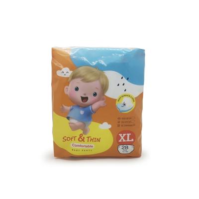 China New Product Hot Sale Soft Non Woven All in One Disposable Baby Diaper Panty for sale