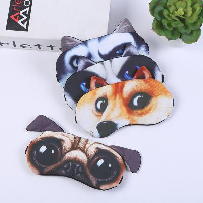 China New Anti-wrinkle 3D eye animal shading eye mask cold and warm mask eye sleep compress ice mask creative cartoon for sale