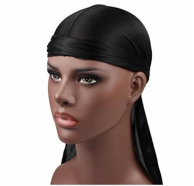 China Sun Protection Silky Satin 360 Waves Designer Durag Bonnet Headband Head Tie Scarf with Custom Logo for sale