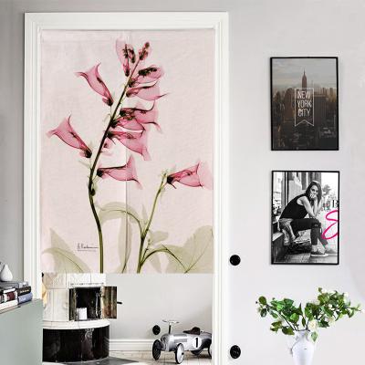 China Blackout Ink Painting Designs Beautiful Shading Curtains For Hanging Door Curtains for sale