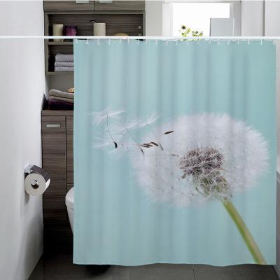 China Hot Selling Blackout Polyester Shower Curtain Household Partition Waterproof Printing Curtain Can Be Customized Curtain for sale