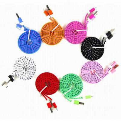 China Braided usb cable fabric usb cabele for iphone 8 8plus, nylon usb cable for iphone x, woven usb cable for iphone 11 for sale