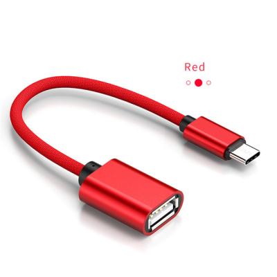 China Magnet USB Micro USB OTG Cable Wire Portable USB 2.0 OTG Converter Adapter Cable For Xiaomi Sumsang for sale